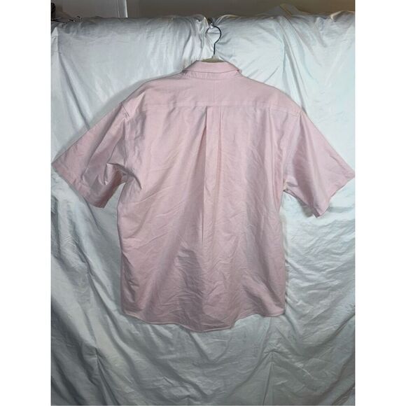 LL Bean Men’s Wrinkle-Resistant Oxford Shirt – Pink – 17 Regular - Picture 4 of 4